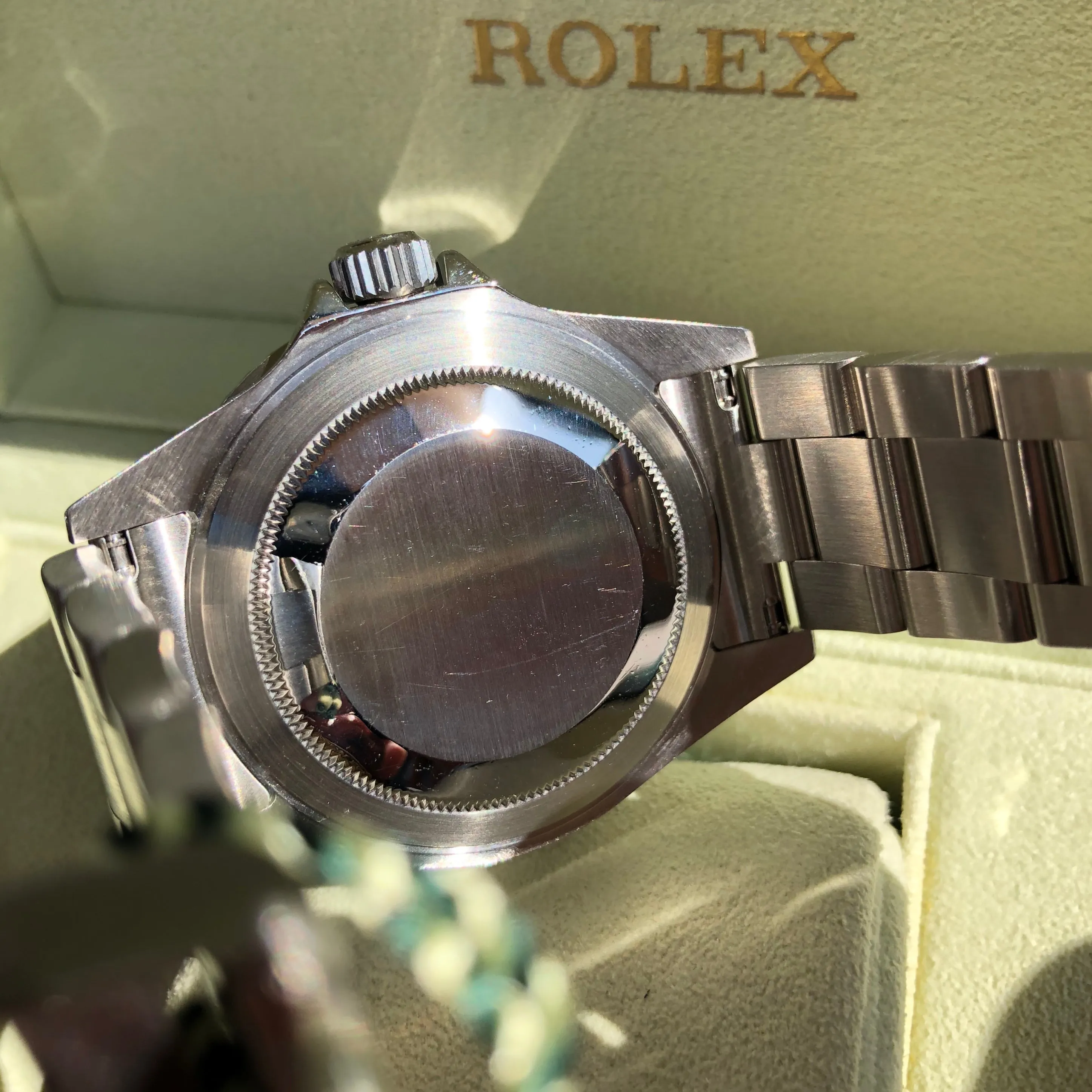 2007 Rolex Submariner 16610V 50th Anniversary Green Kermit Z Serial Wristwatch Box Papers