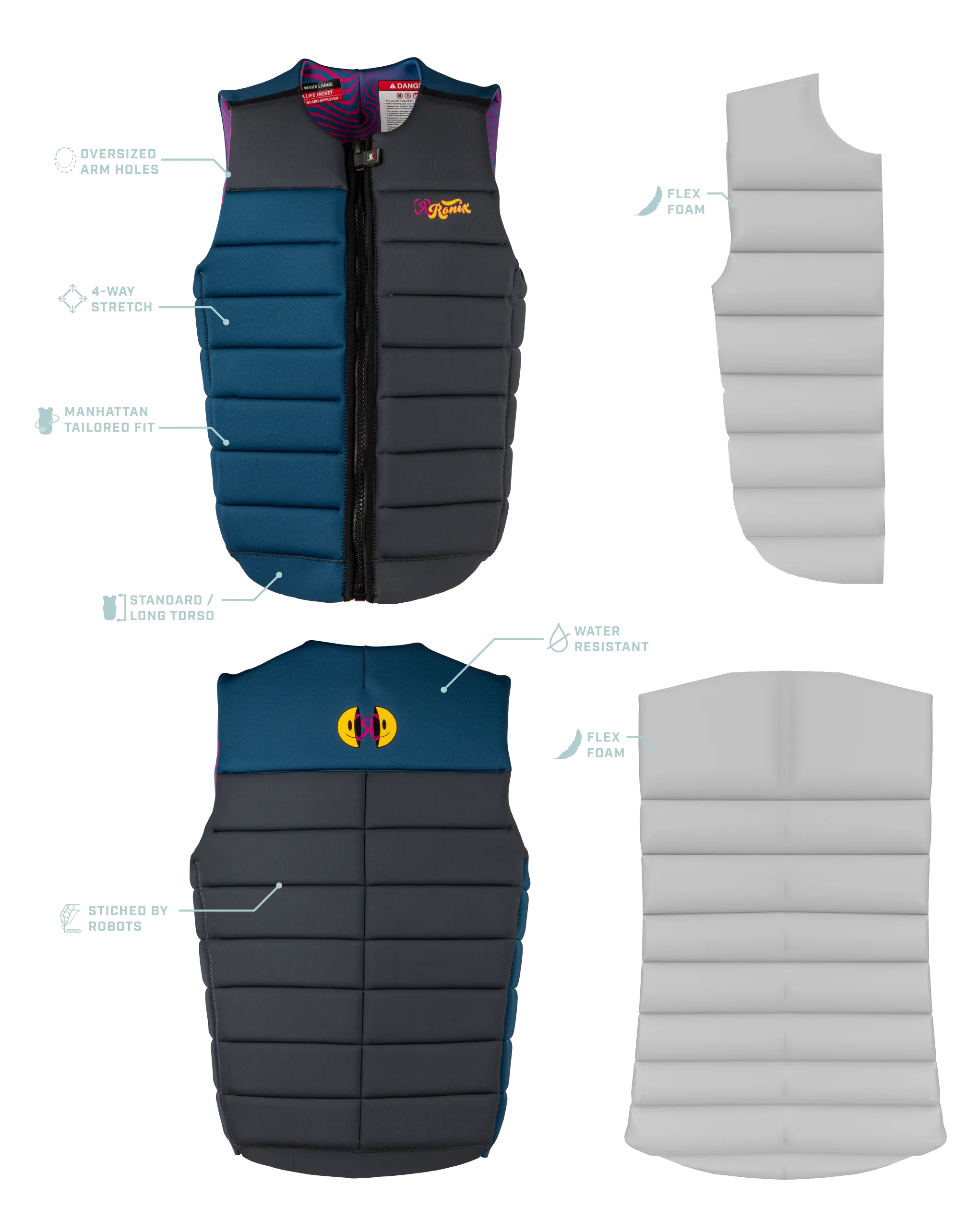 2025 Ronix Purple Haze Impact Vest