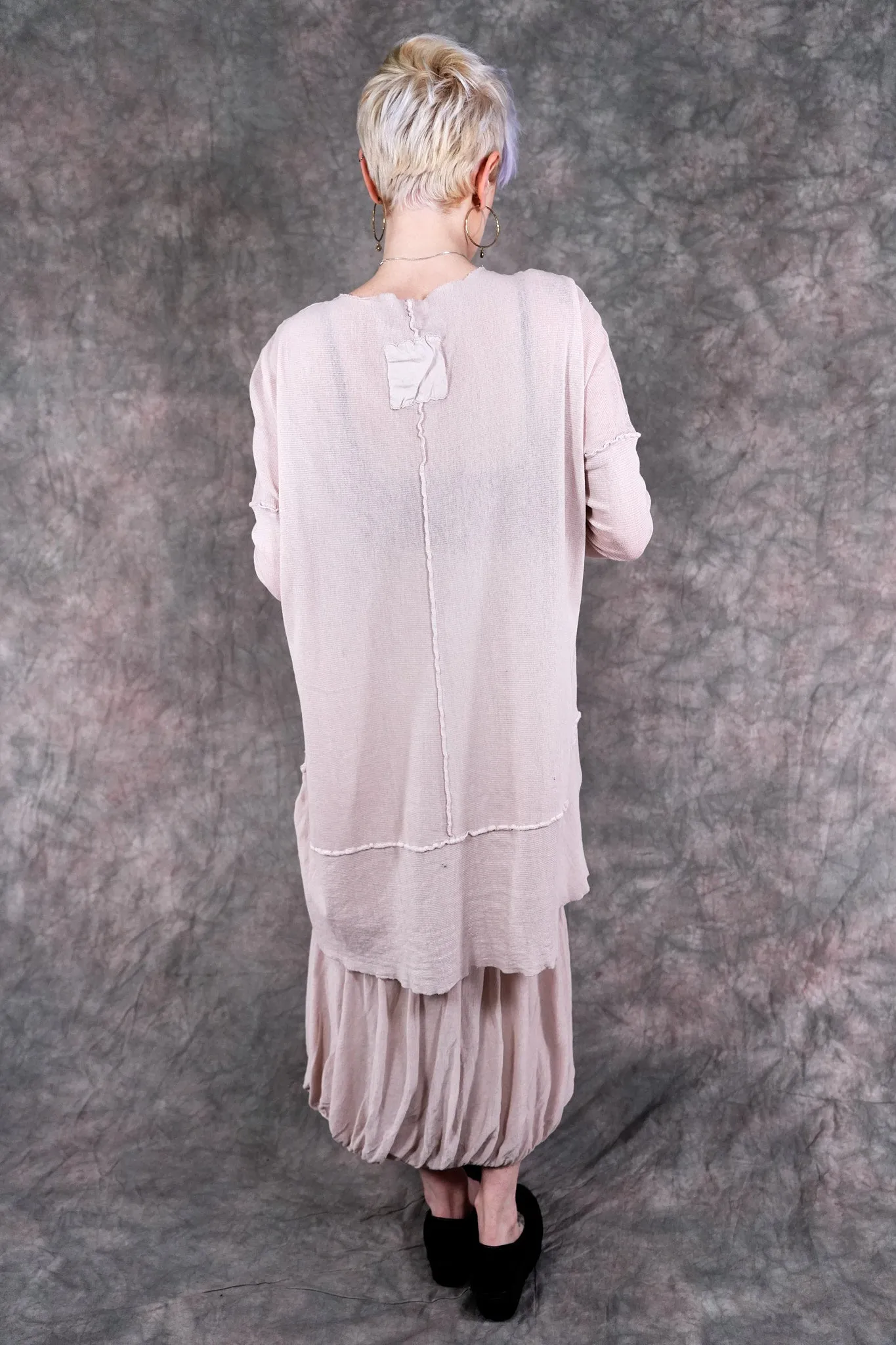 4180 Ophelia Bubble Skirt Rose Quartz