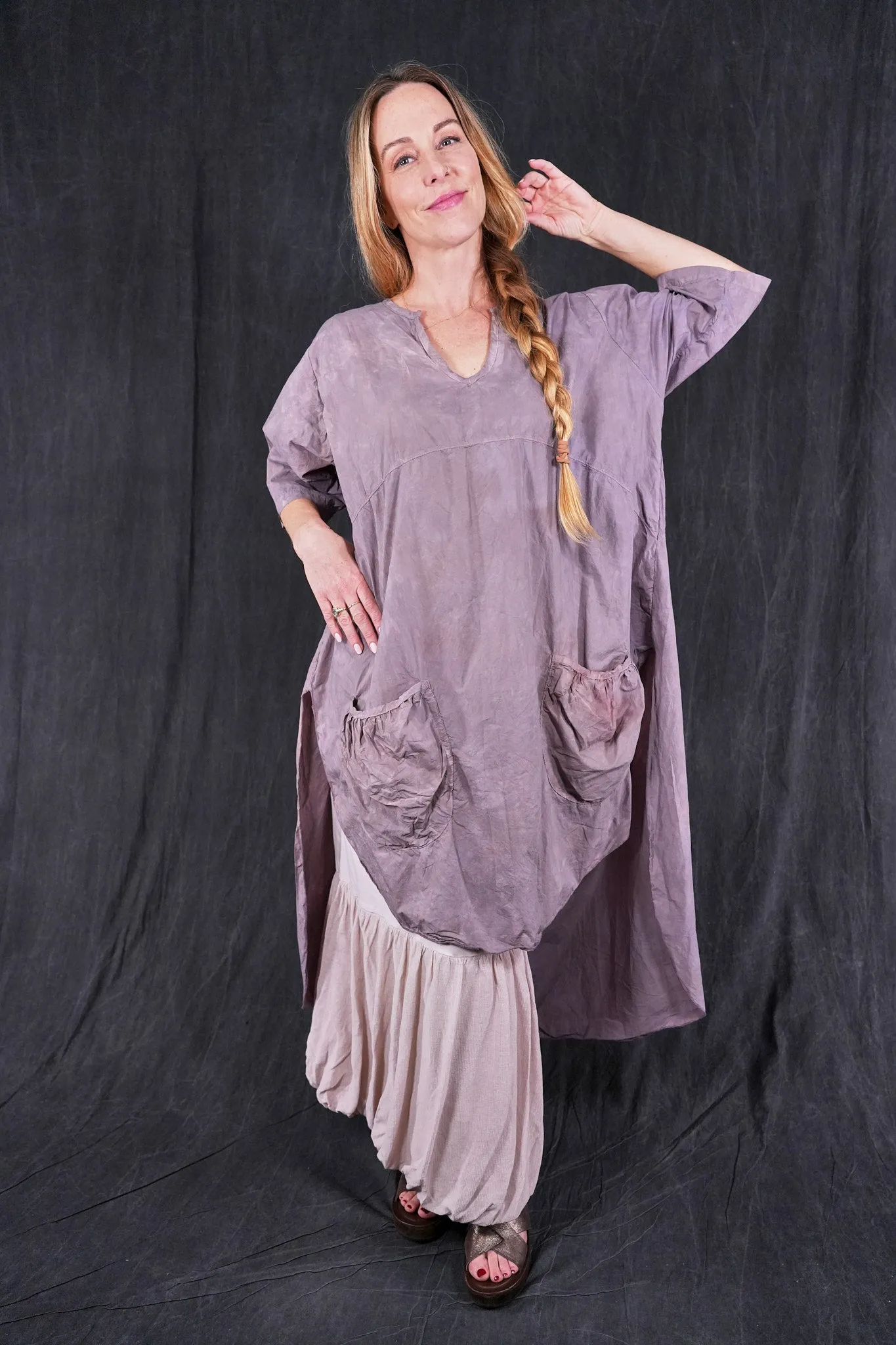 4180 Ophelia Bubble Skirt Rose Quartz