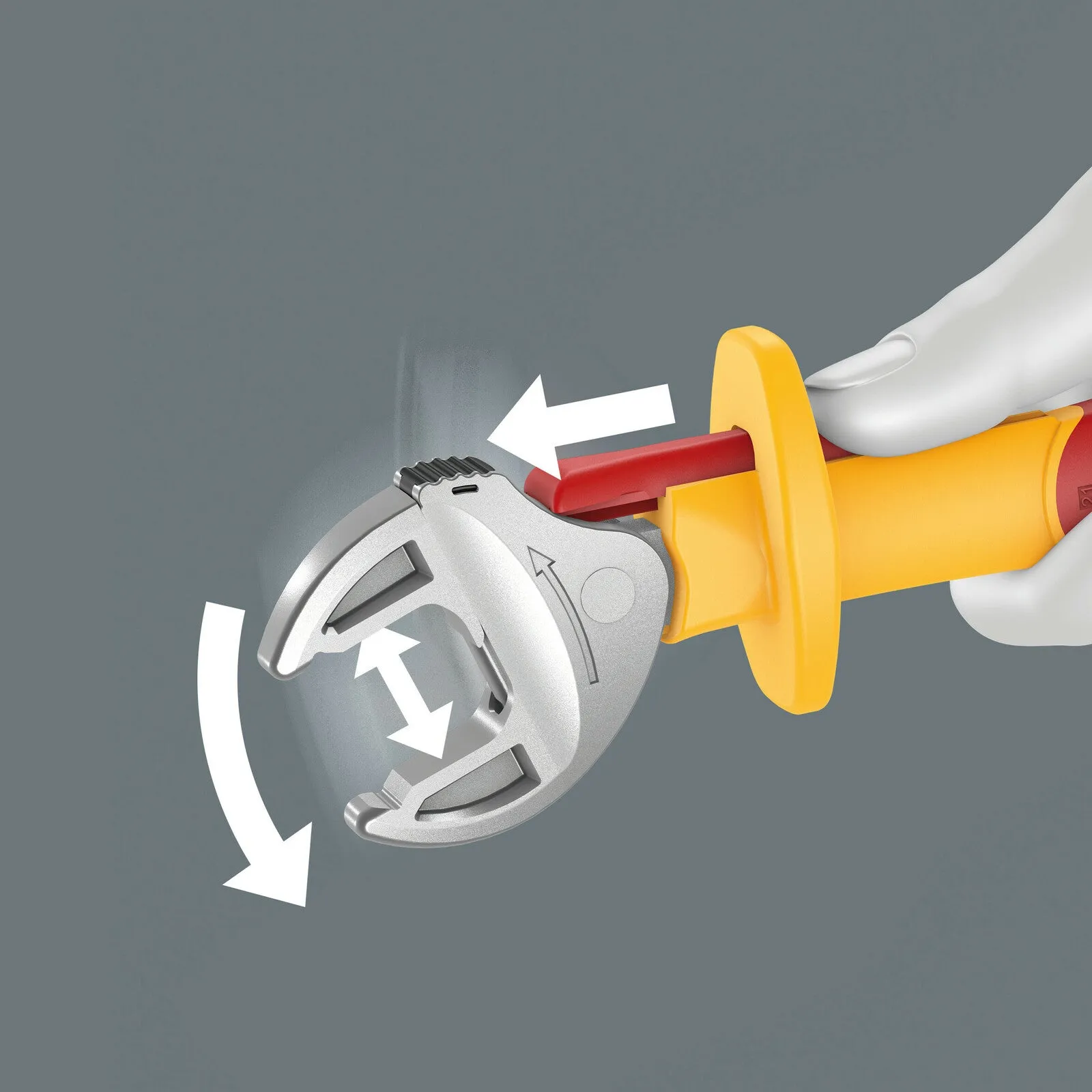 6004 Joker VDE XS VDE-insulated, self-setting spanner, 7-10 x 1/4-3/8" x 119 mm - 05020150001