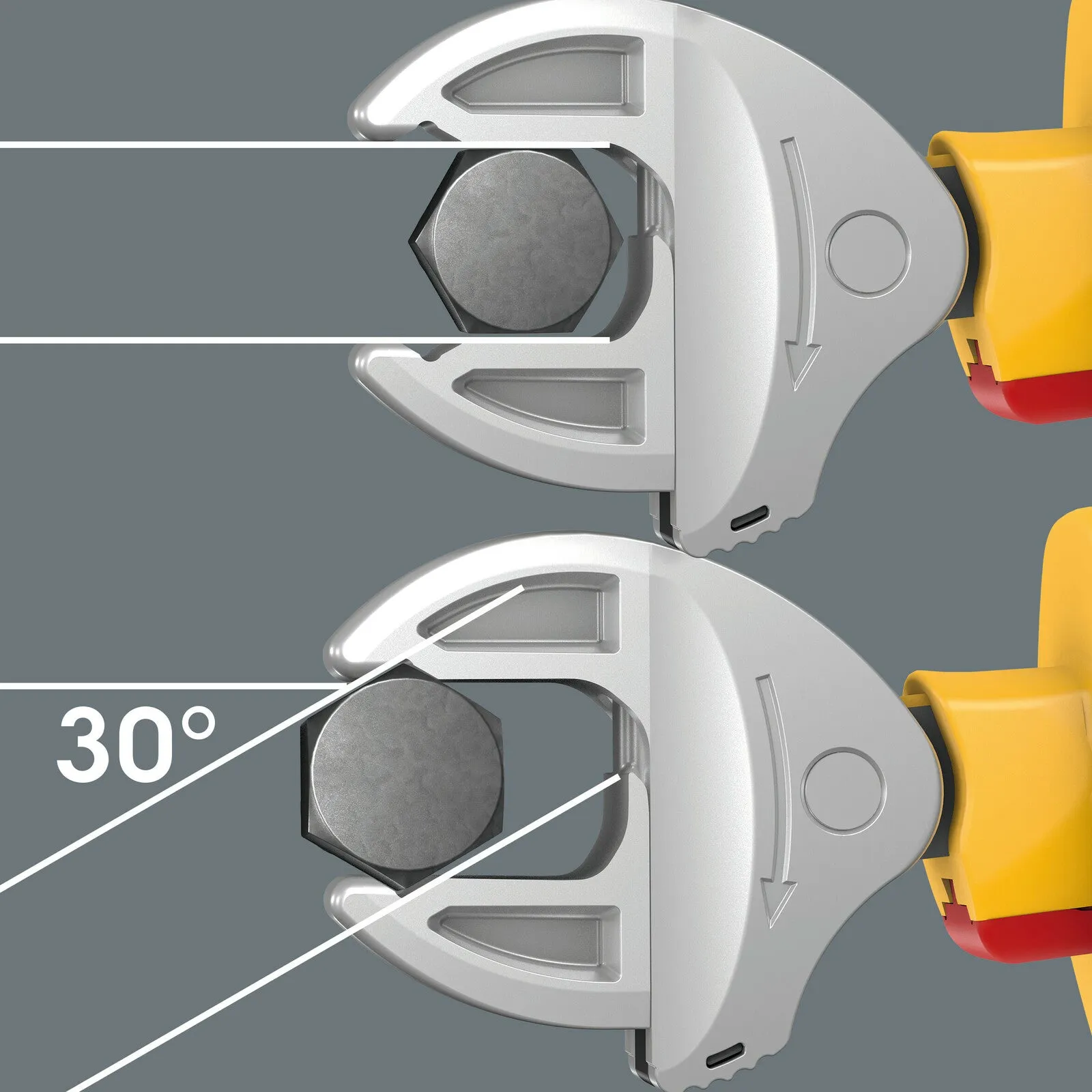 6004 Joker VDE XS VDE-insulated, self-setting spanner, 7-10 x 1/4-3/8" x 119 mm - 05020150001