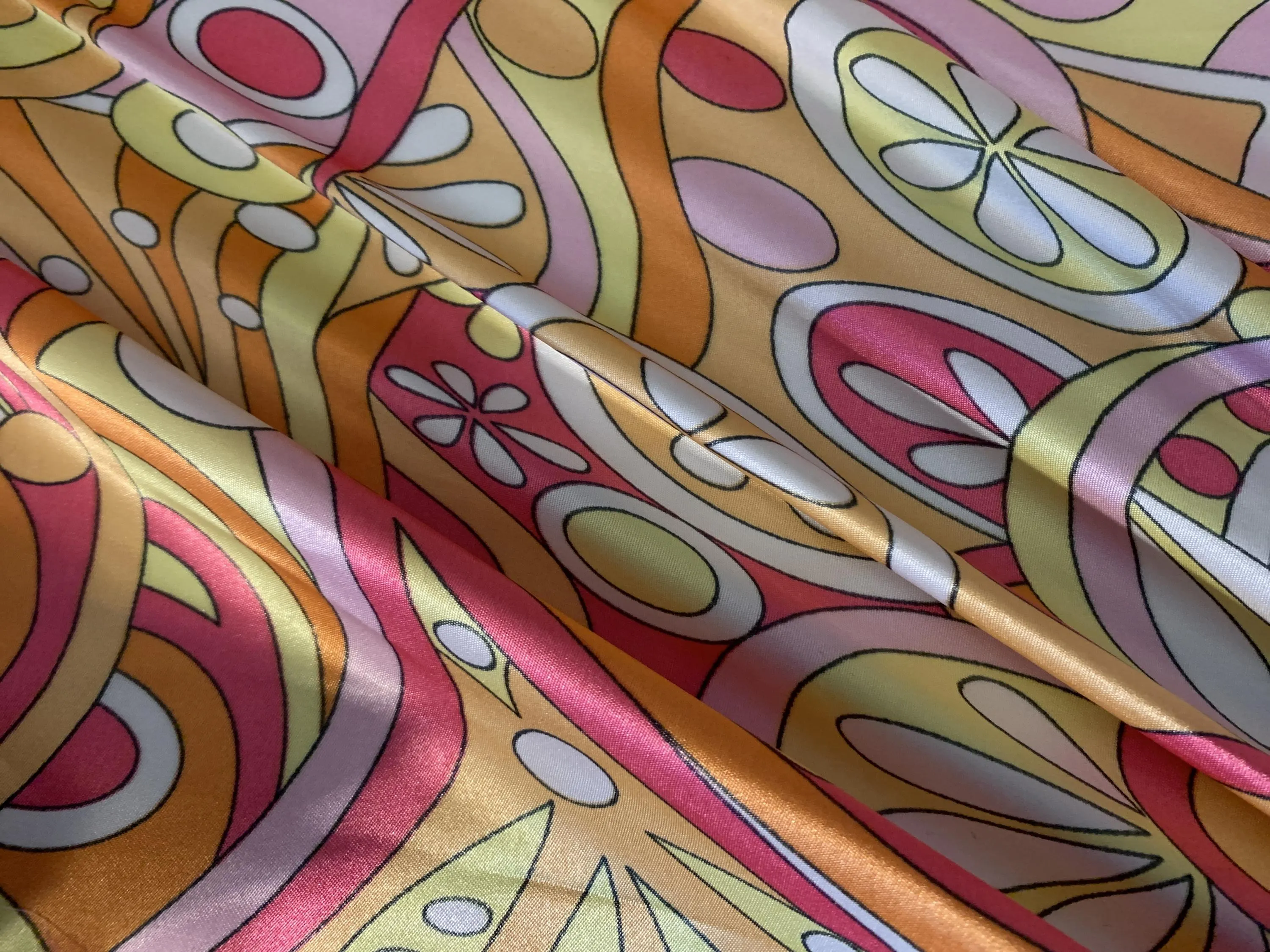70s Sun charmeuse