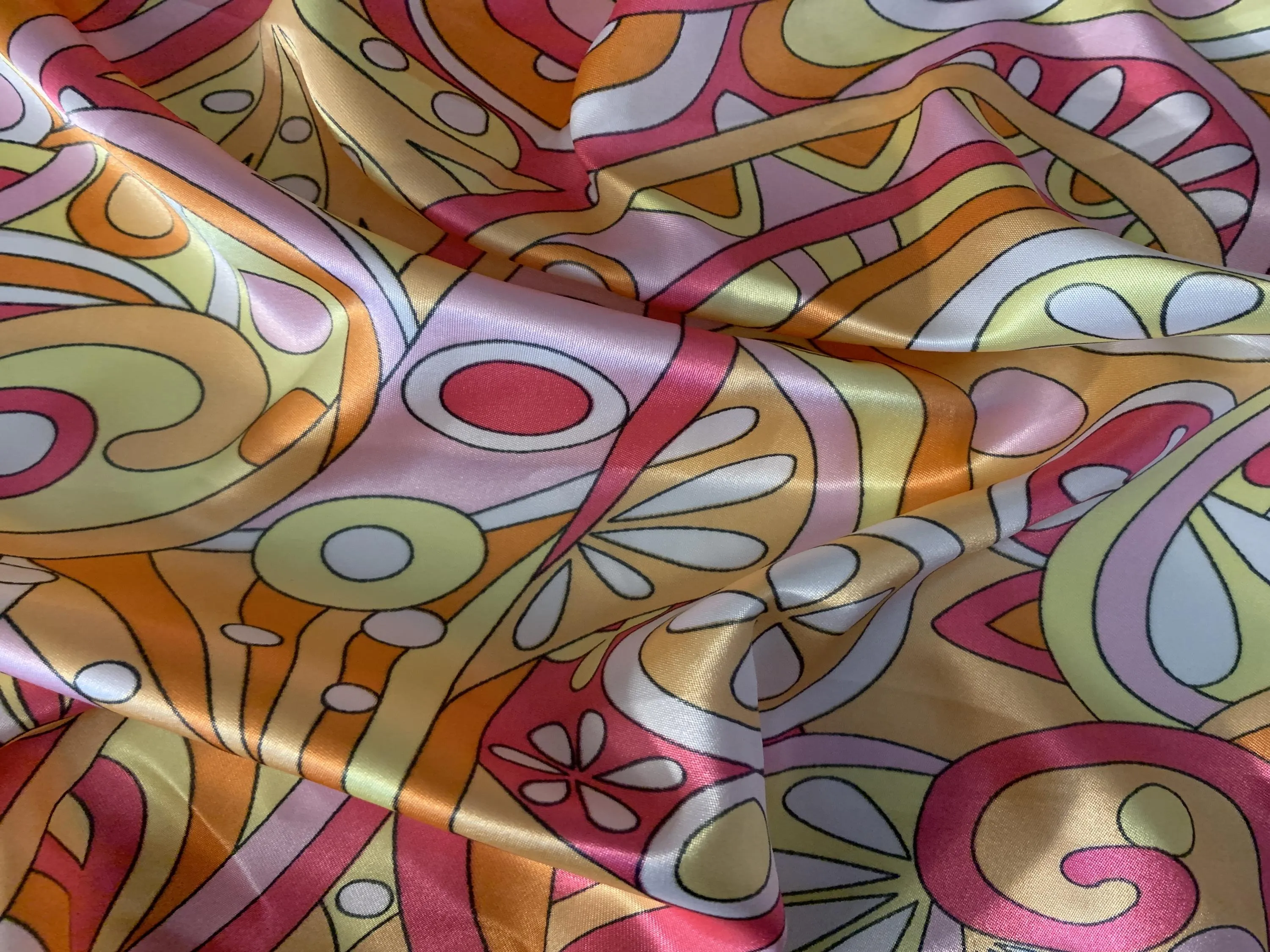 70s Sun charmeuse