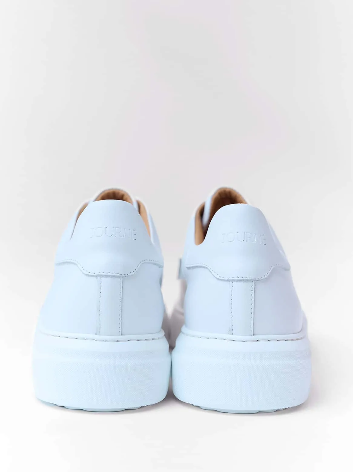 Adelina Leather Tags White