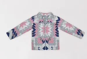 Adeline Patchwork Americana Quilted Duster