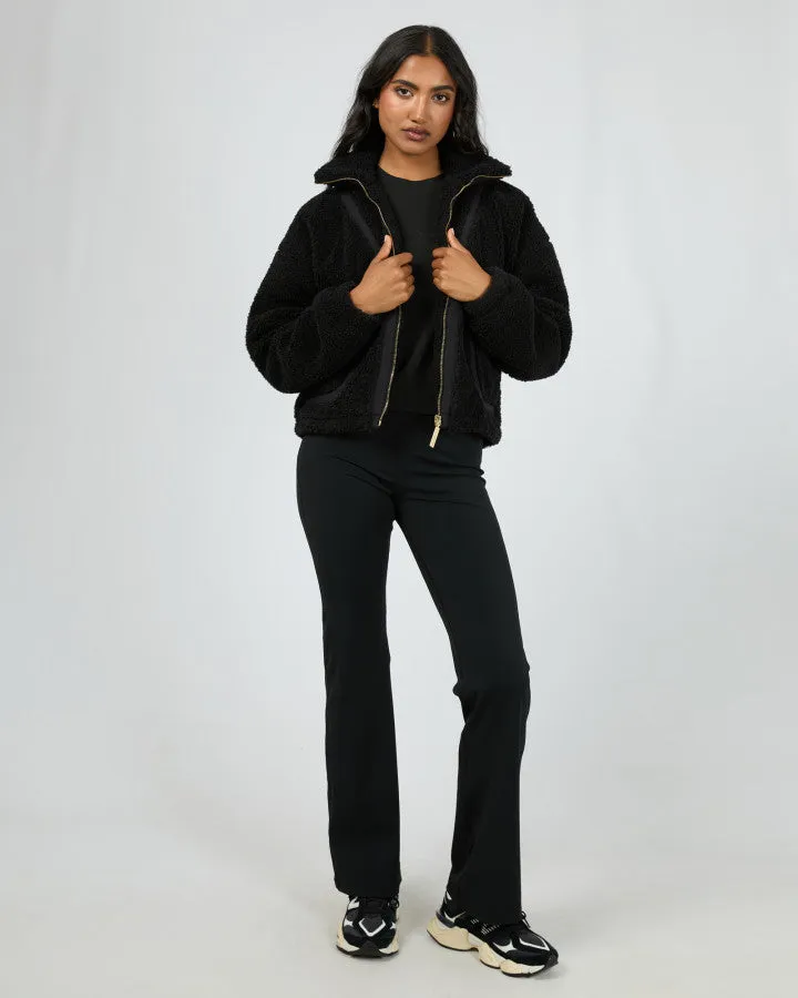 All About Eve Ava Teddy Jacket - Black