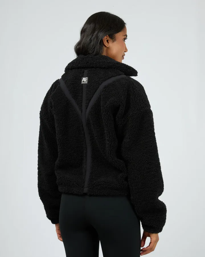 All About Eve Ava Teddy Jacket - Black