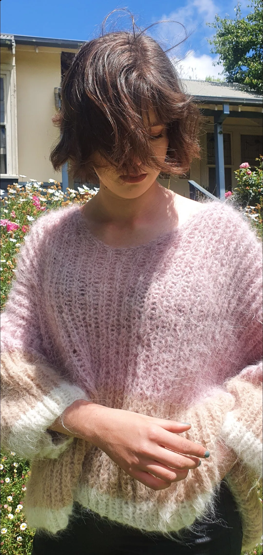 Amano Suri Alpaca Ribbed Sweater by Lorena Laing