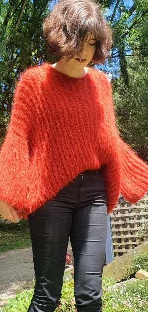 Amano Suri Alpaca Ribbed Sweater by Lorena Laing