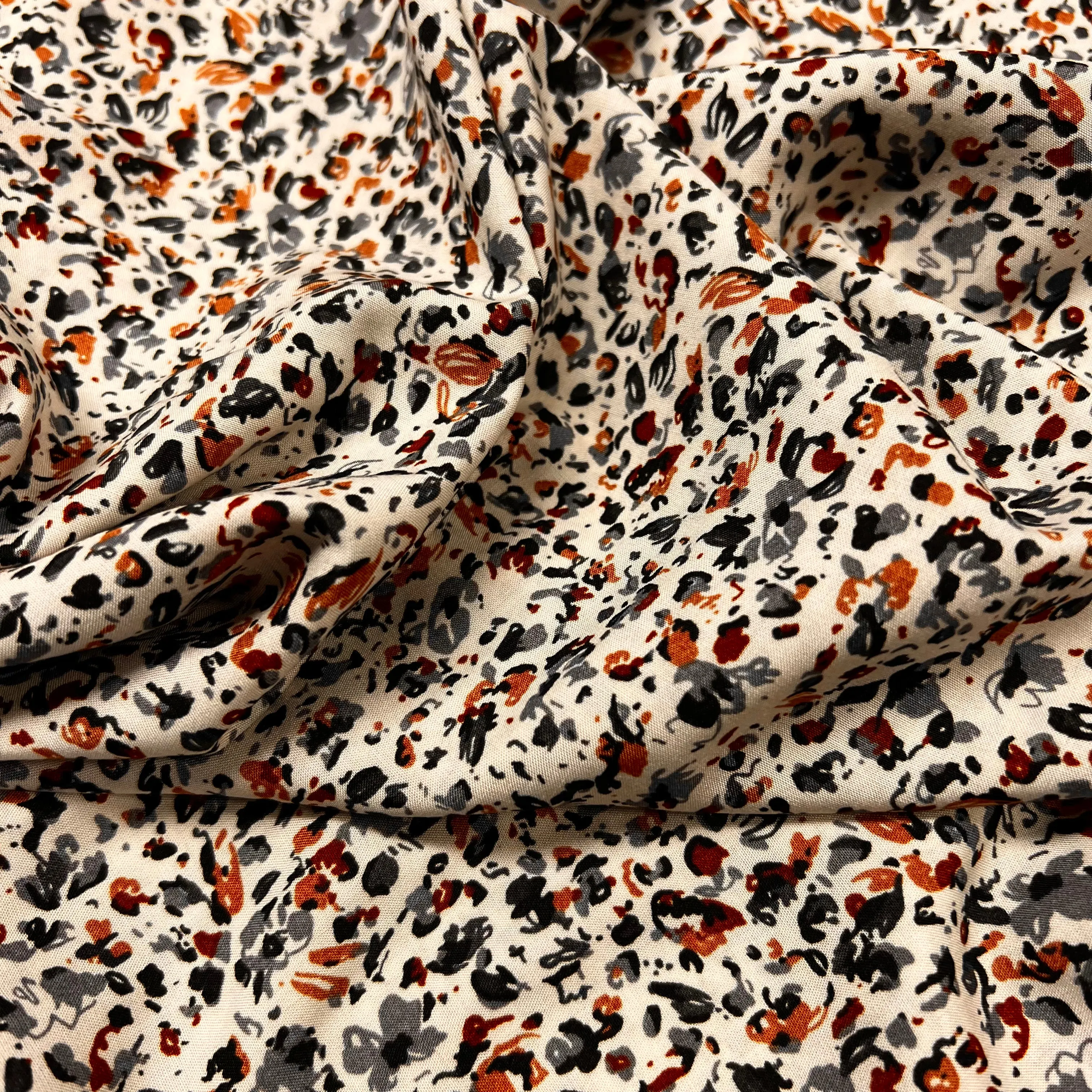Ananda Floral Viscose - Cream