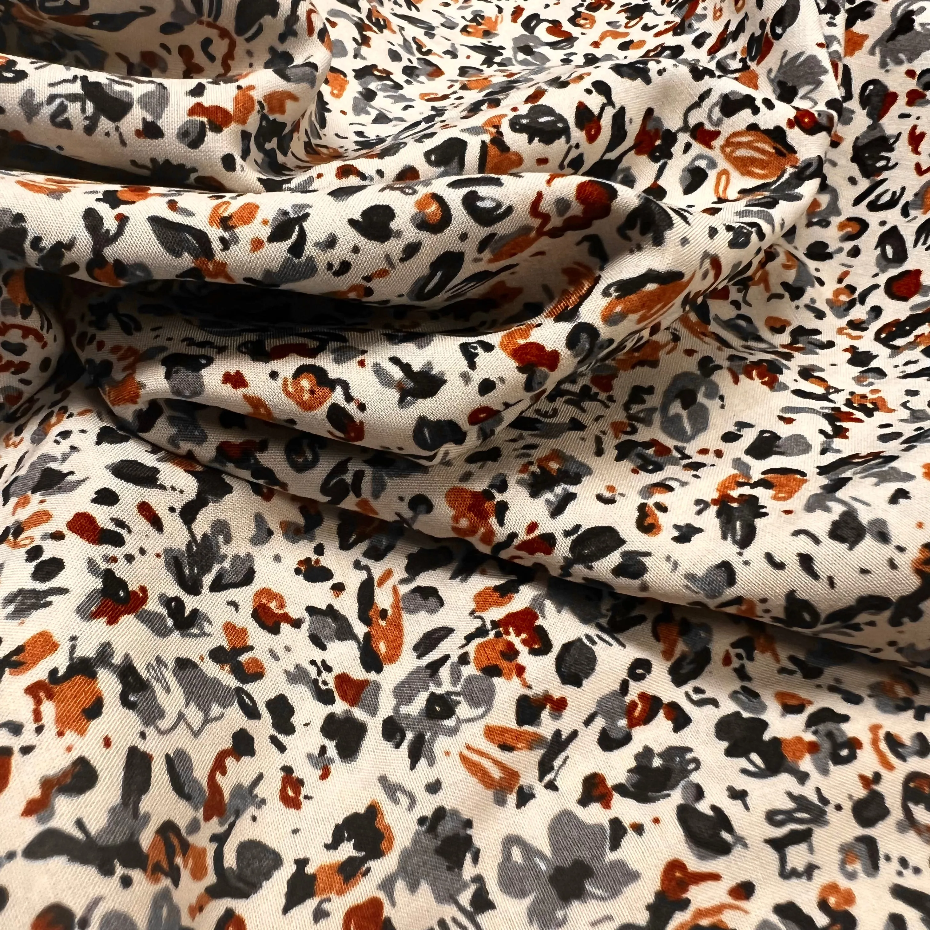Ananda Floral Viscose - Cream