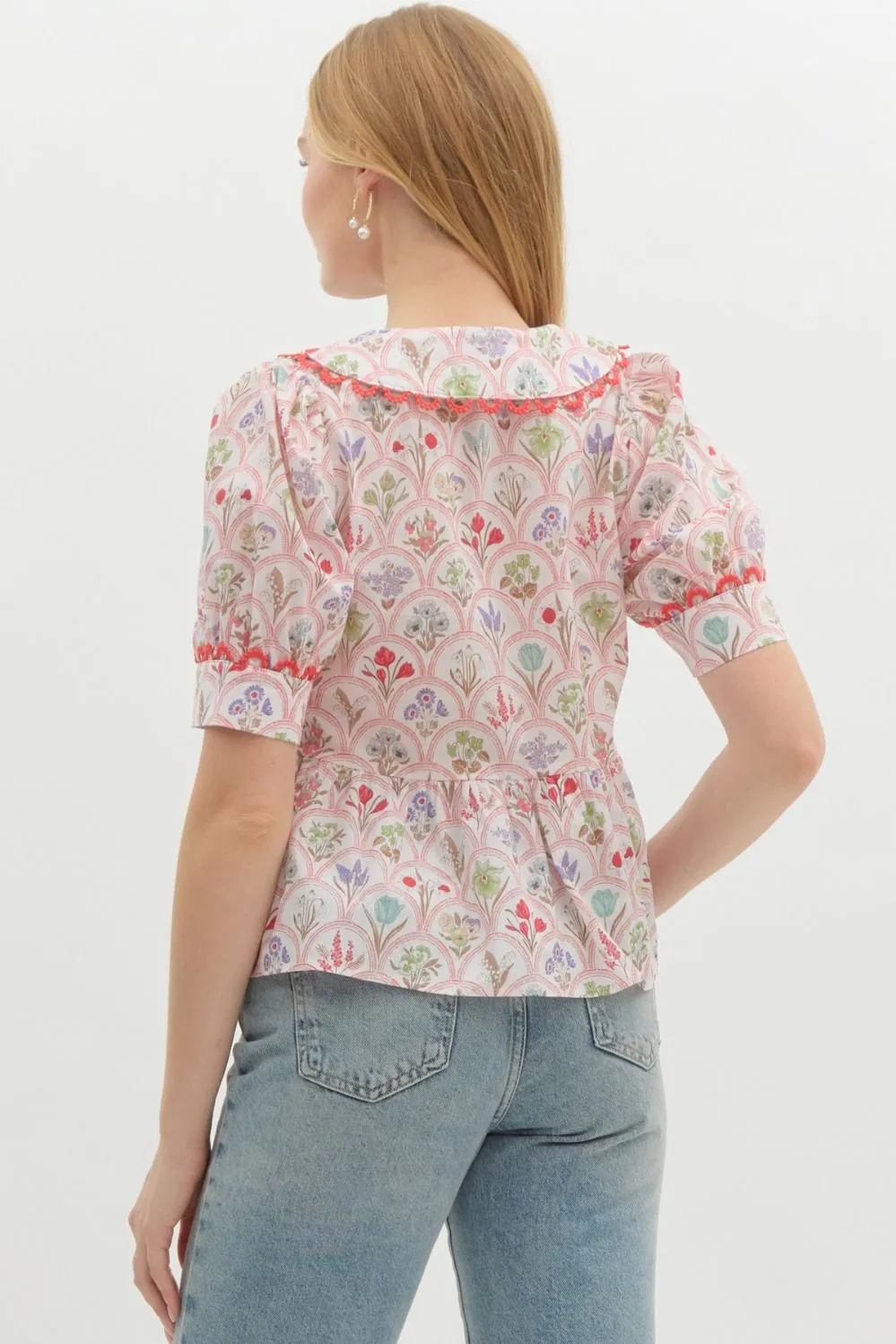 Ariella Peplum Top