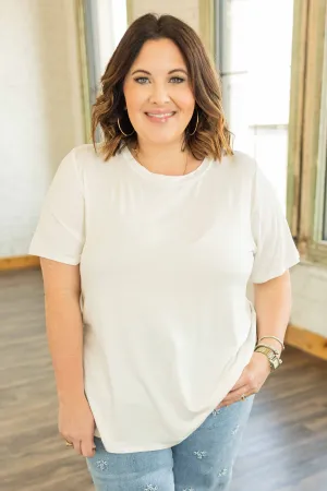 ASHLEY PLUS BASIC TEE