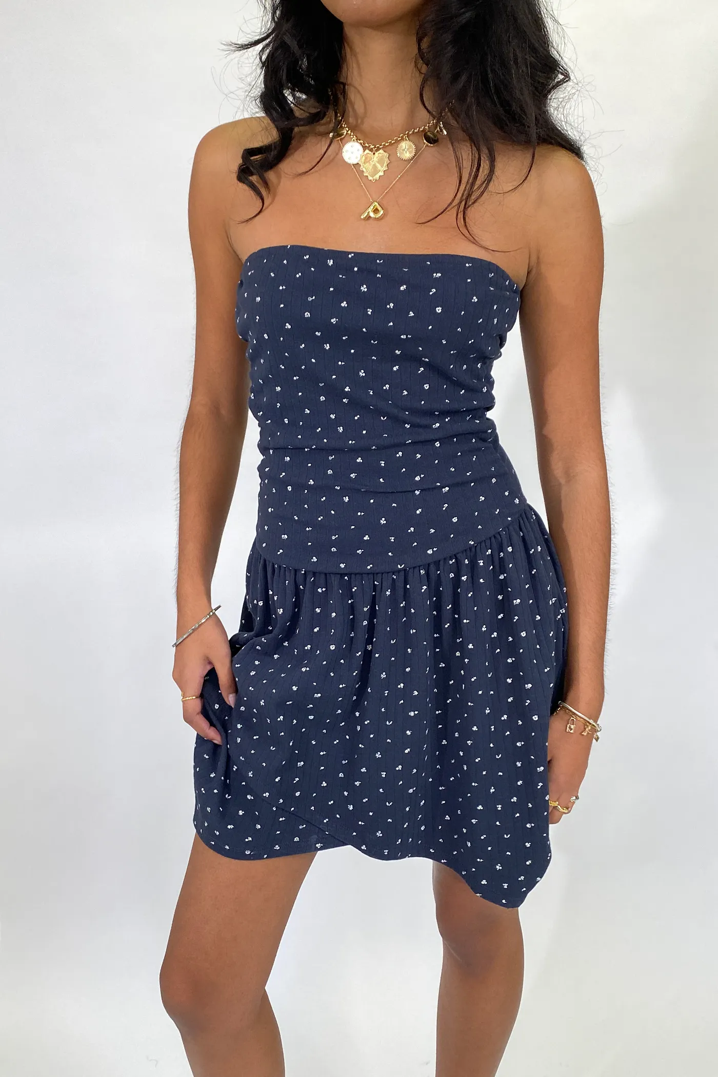 Asymmetrical Mini Tube Dress