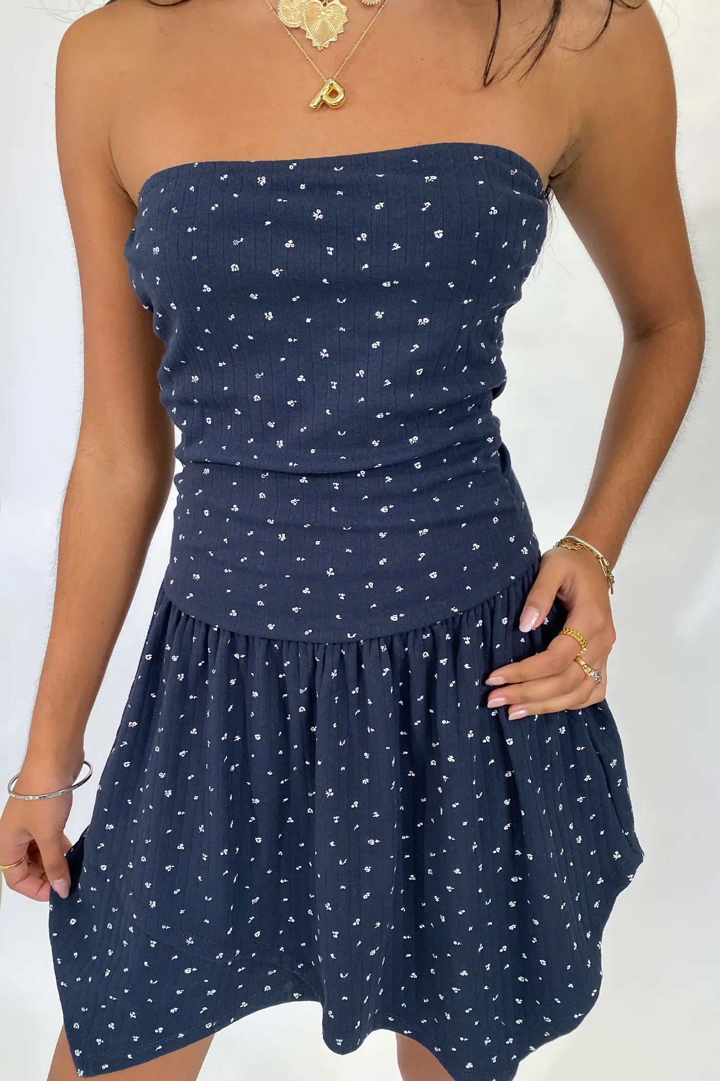 Asymmetrical Mini Tube Dress
