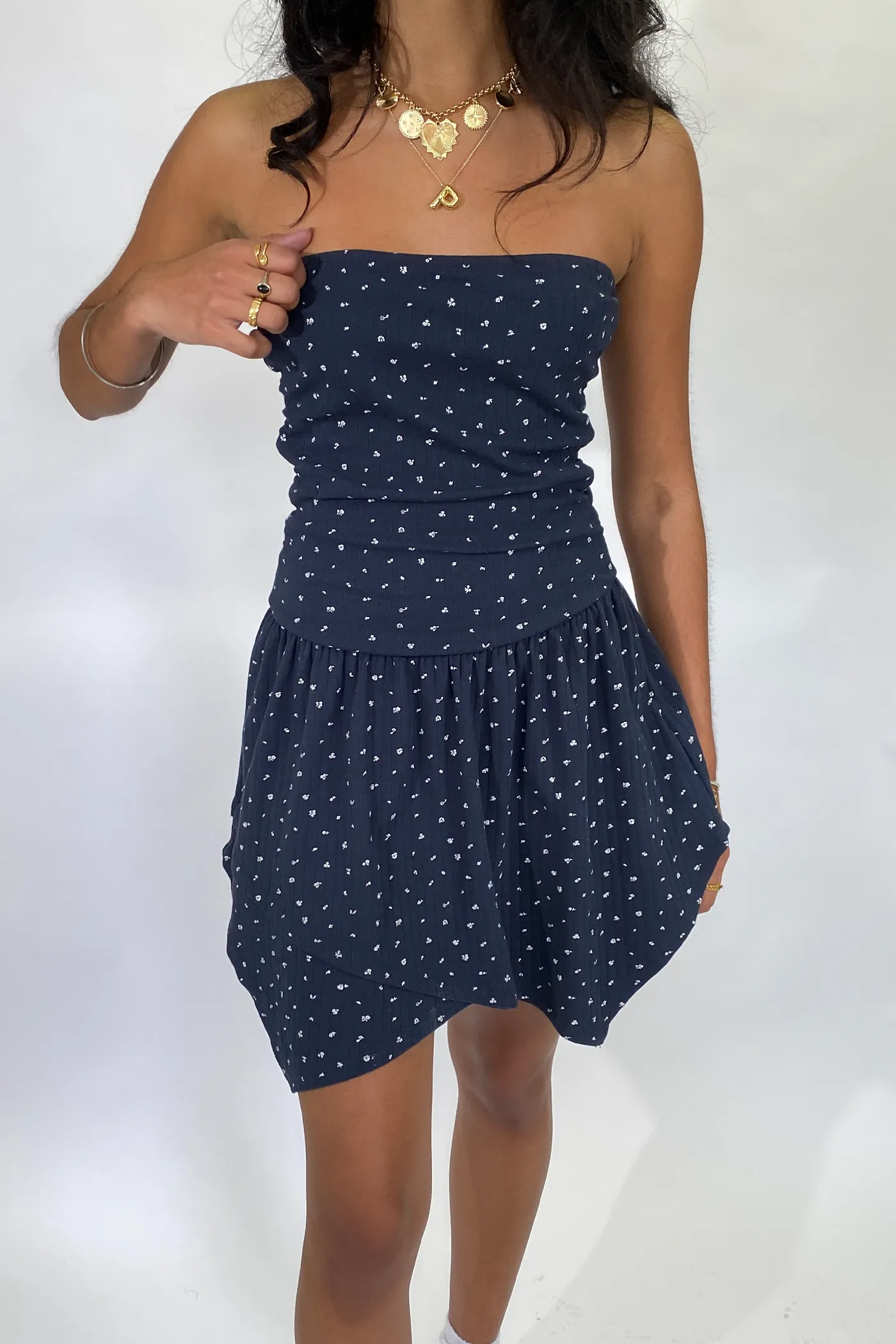 Asymmetrical Mini Tube Dress