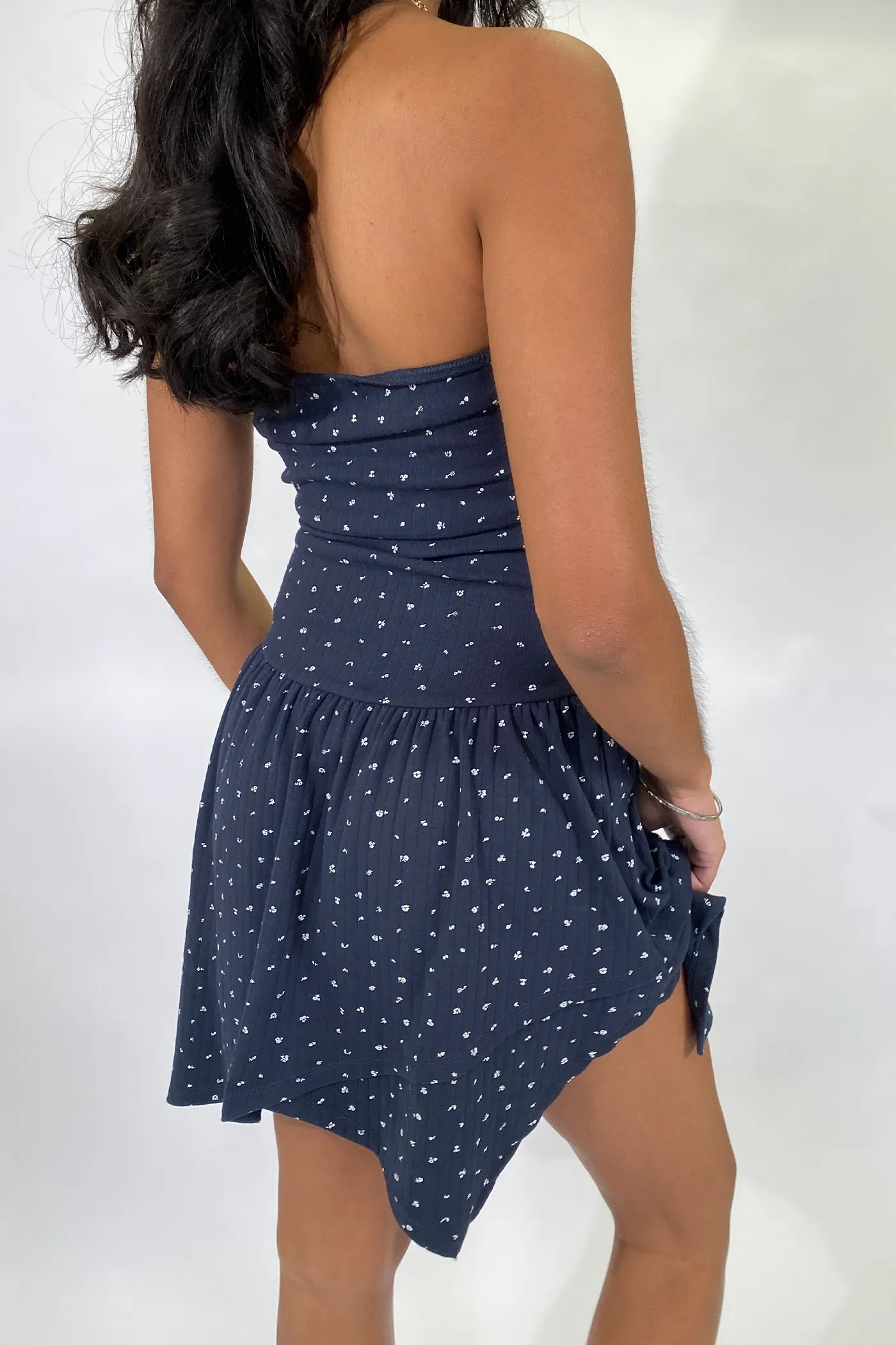 Asymmetrical Mini Tube Dress