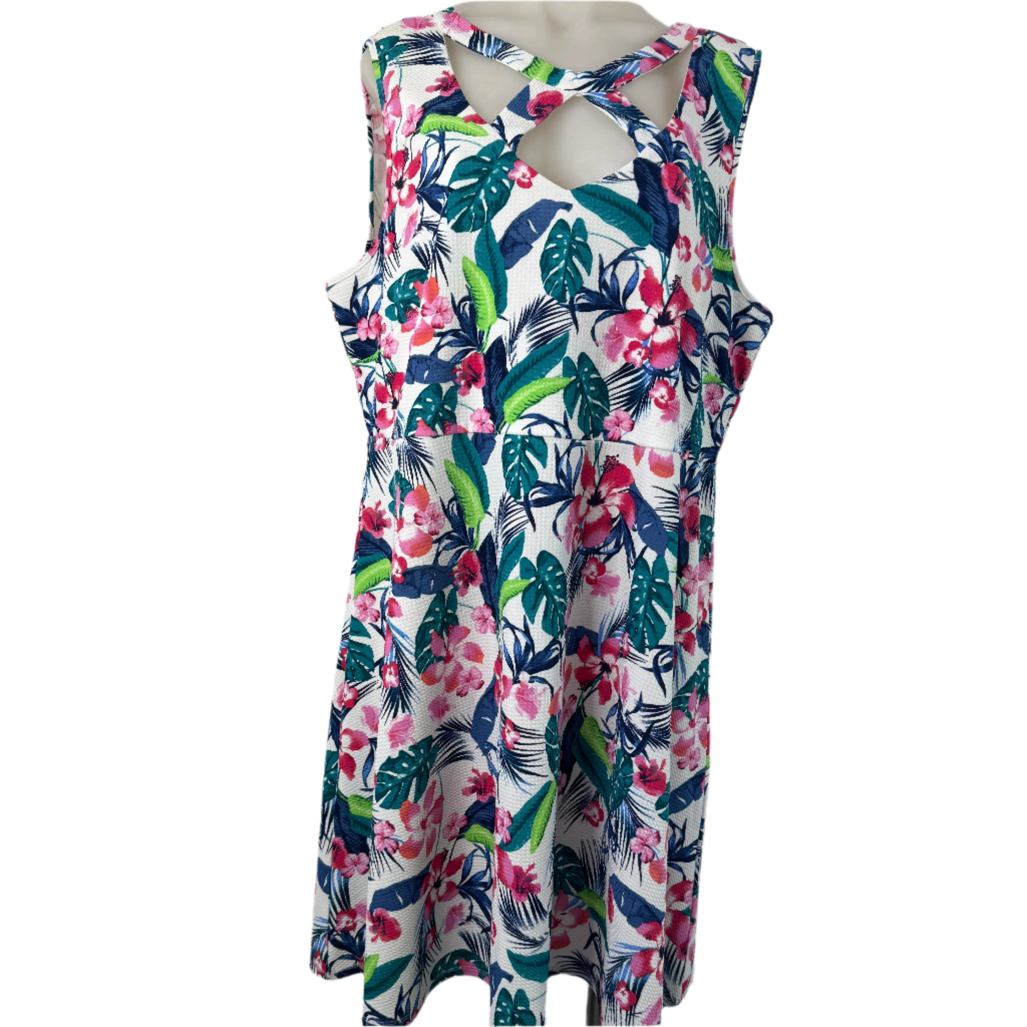 Autograph Circular Pattern Layered Mesh Top - Size 22