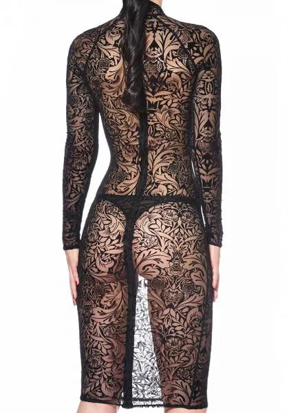 Azia Maori Dress - Black -