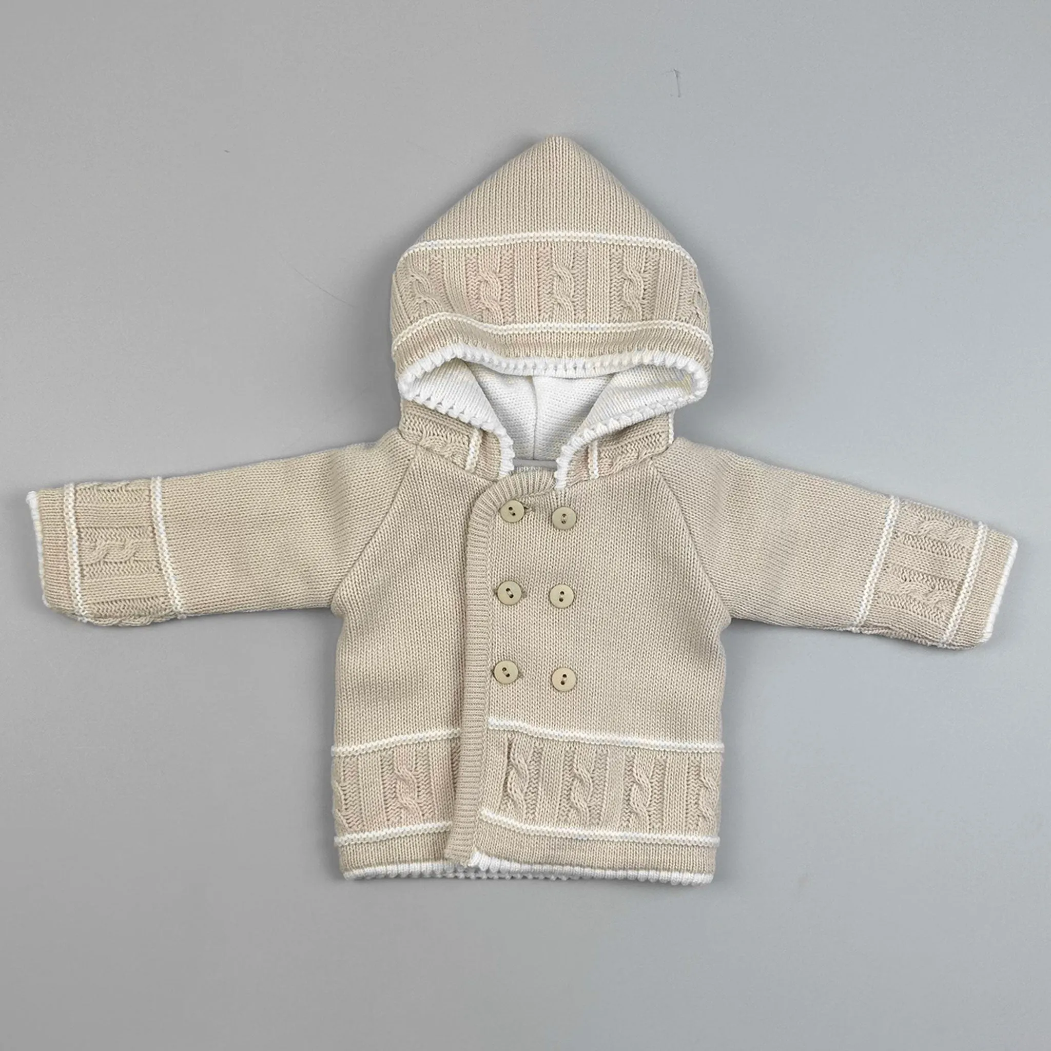 Baby Knitted Jacket - Beige