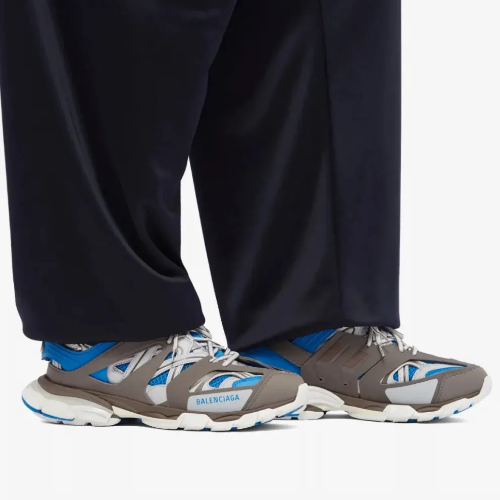 BALENCIAGA LED TRACK SNEAKER WHITE & LIGHT BLUE
