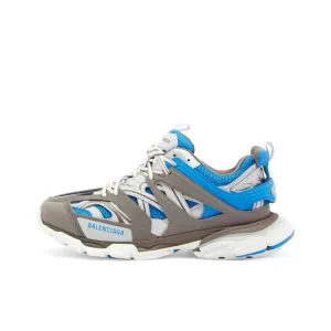 BALENCIAGA LED TRACK SNEAKER WHITE & LIGHT BLUE