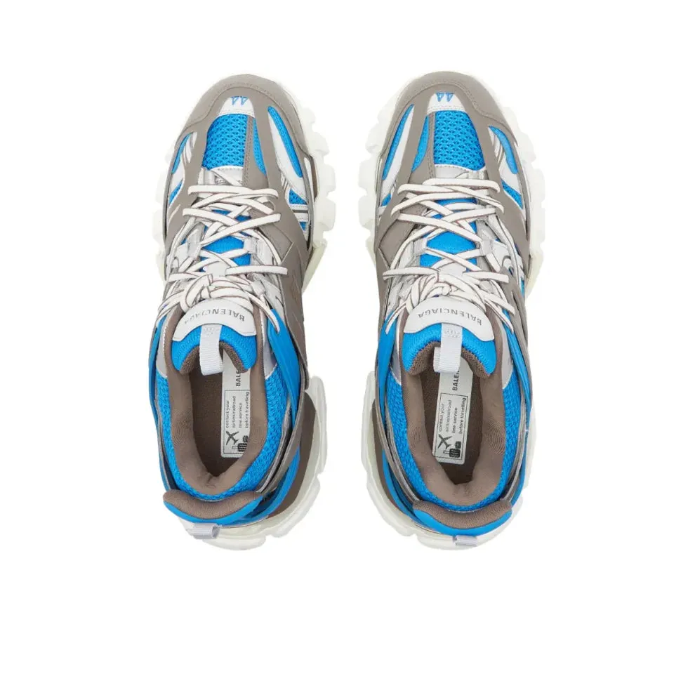 BALENCIAGA LED TRACK SNEAKER WHITE & LIGHT BLUE