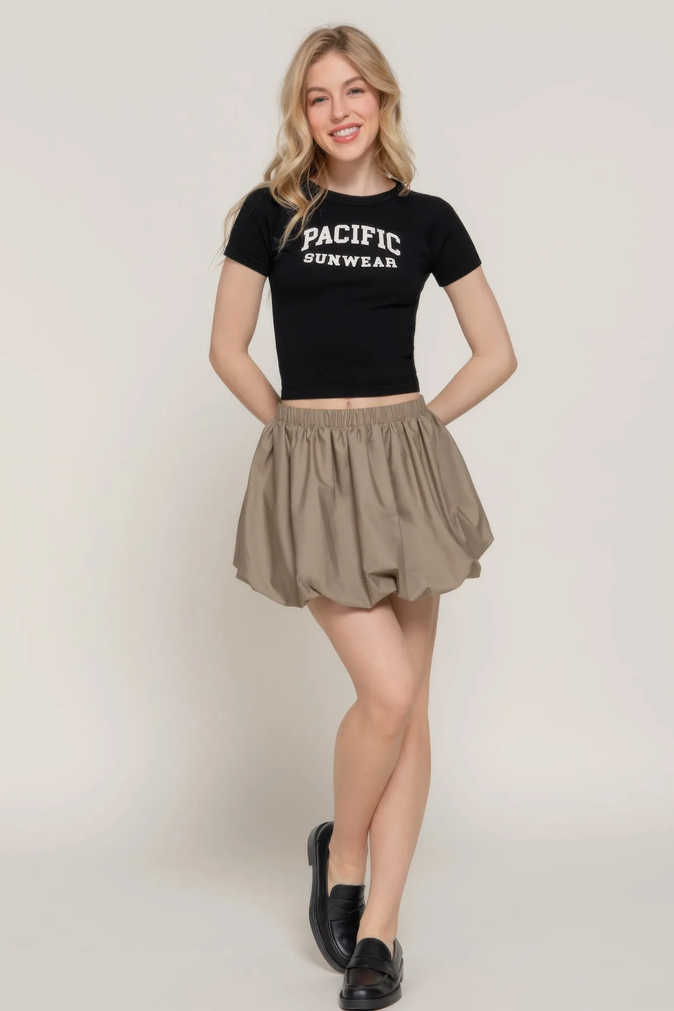 Balloon Mini Skirt
