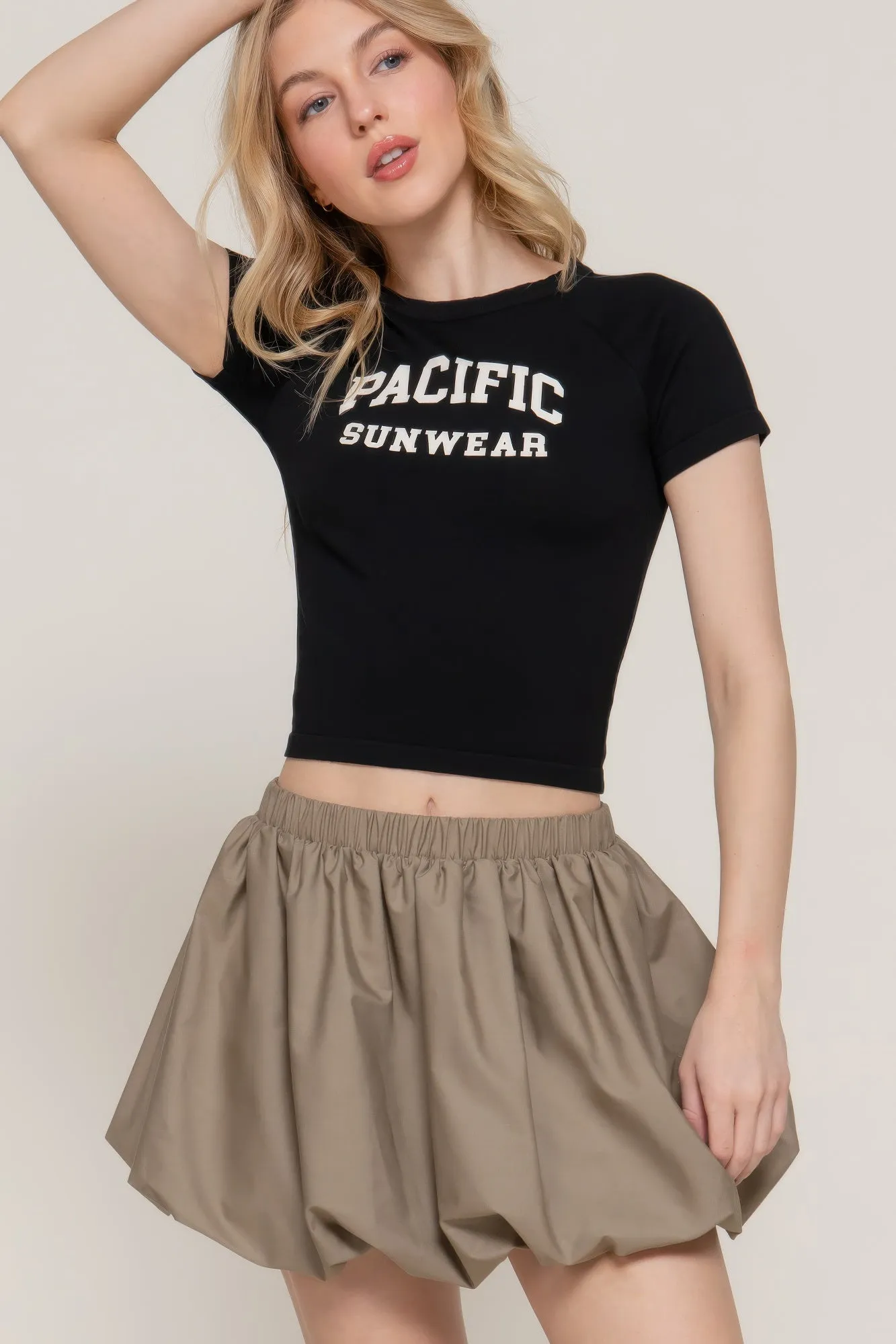 Balloon Mini Skirt