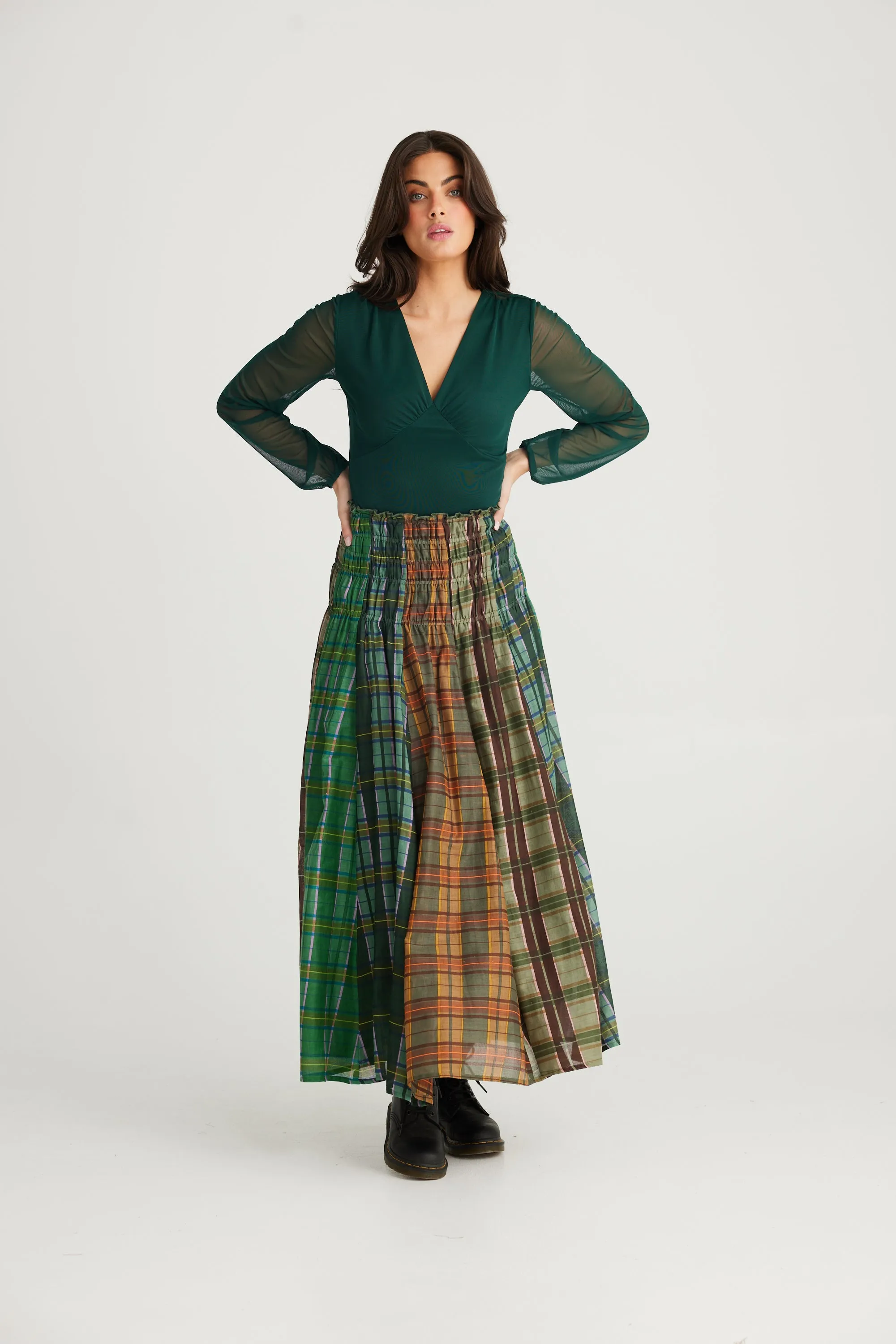 Balmoral Skirt - Highlands Check