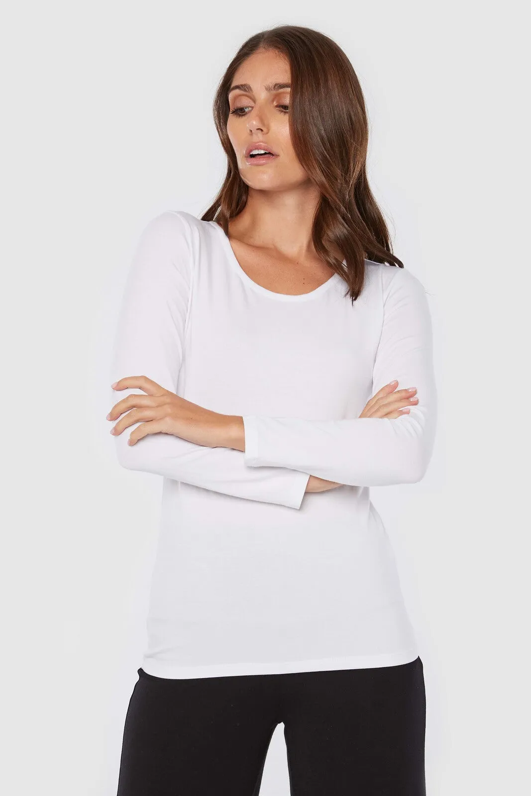 Bamboo L/ S Layering Top