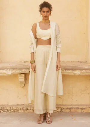 Barely there pink jacket and trouser set