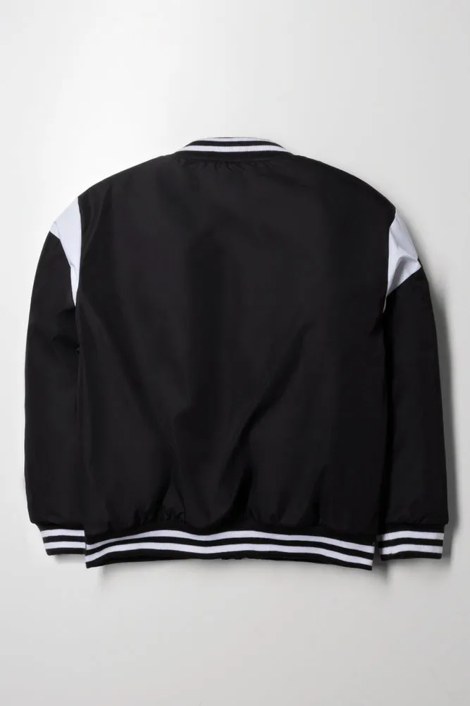 Baseball Jacket Black And White