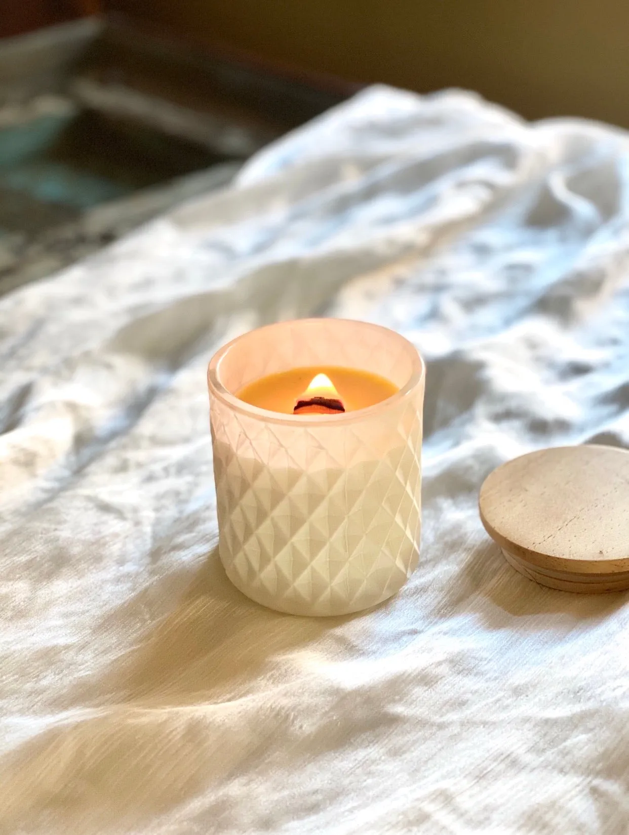 Beeswax Lifestyle Aromatic Candle | White | 8 oz.
