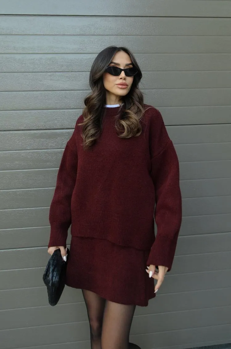 Bella  |  Soft Knit Skirt Set