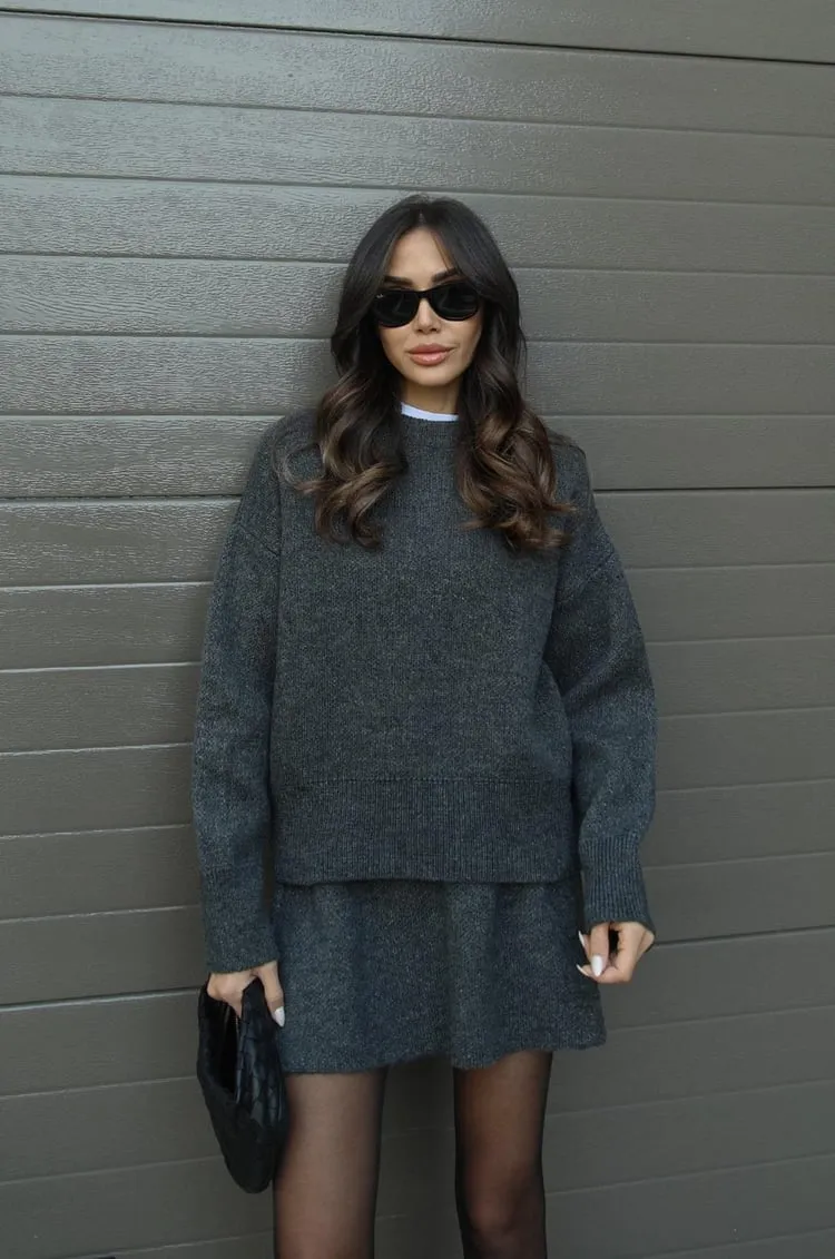 Bella  |  Soft Knit Skirt Set