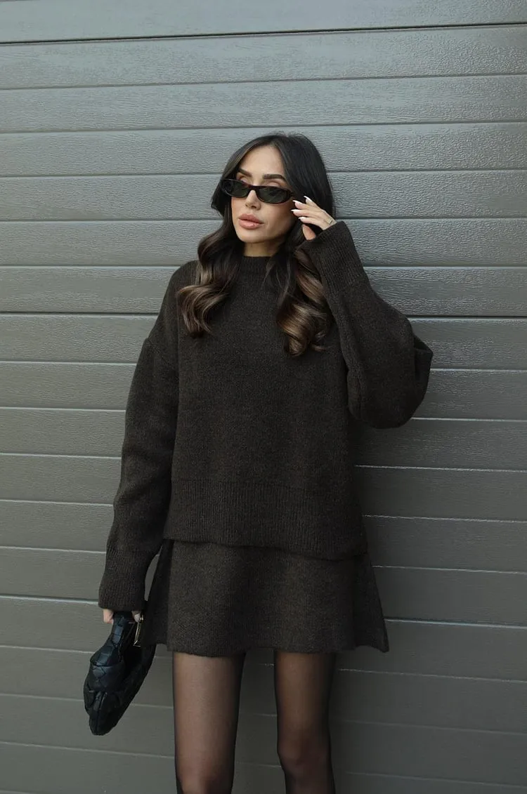 Bella  |  Soft Knit Skirt Set