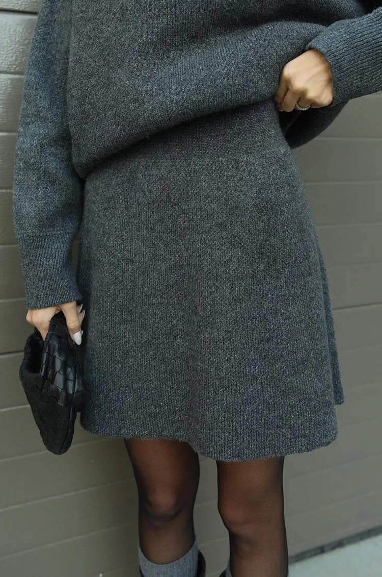 Bella  |  Soft Knit Skirt Set
