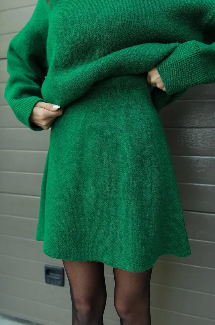 Bella  |  Soft Knit Skirt Set