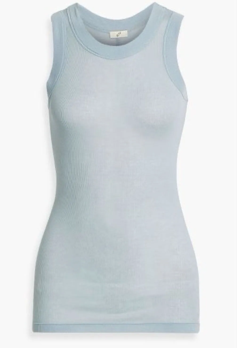 Bite Studios Women's Blue Cotton Tank Top – Small