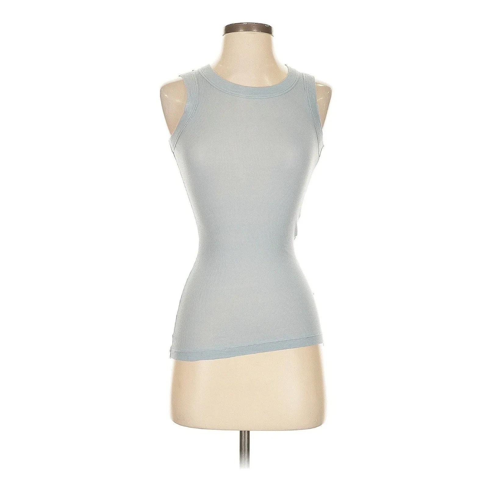 Bite Studios Women's Blue Cotton Tank Top – Small