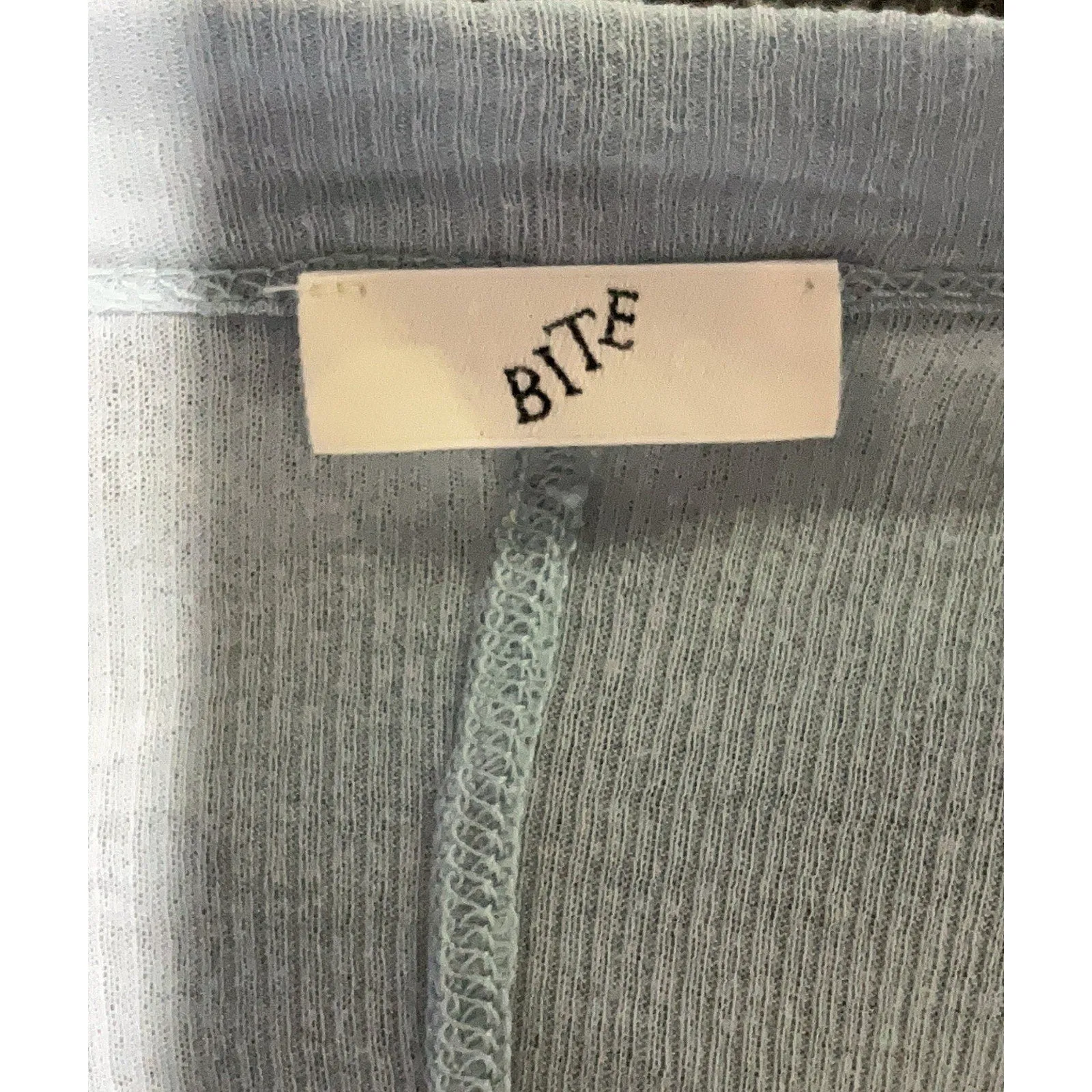 Bite Studios Women's Blue Cotton Tank Top – Small