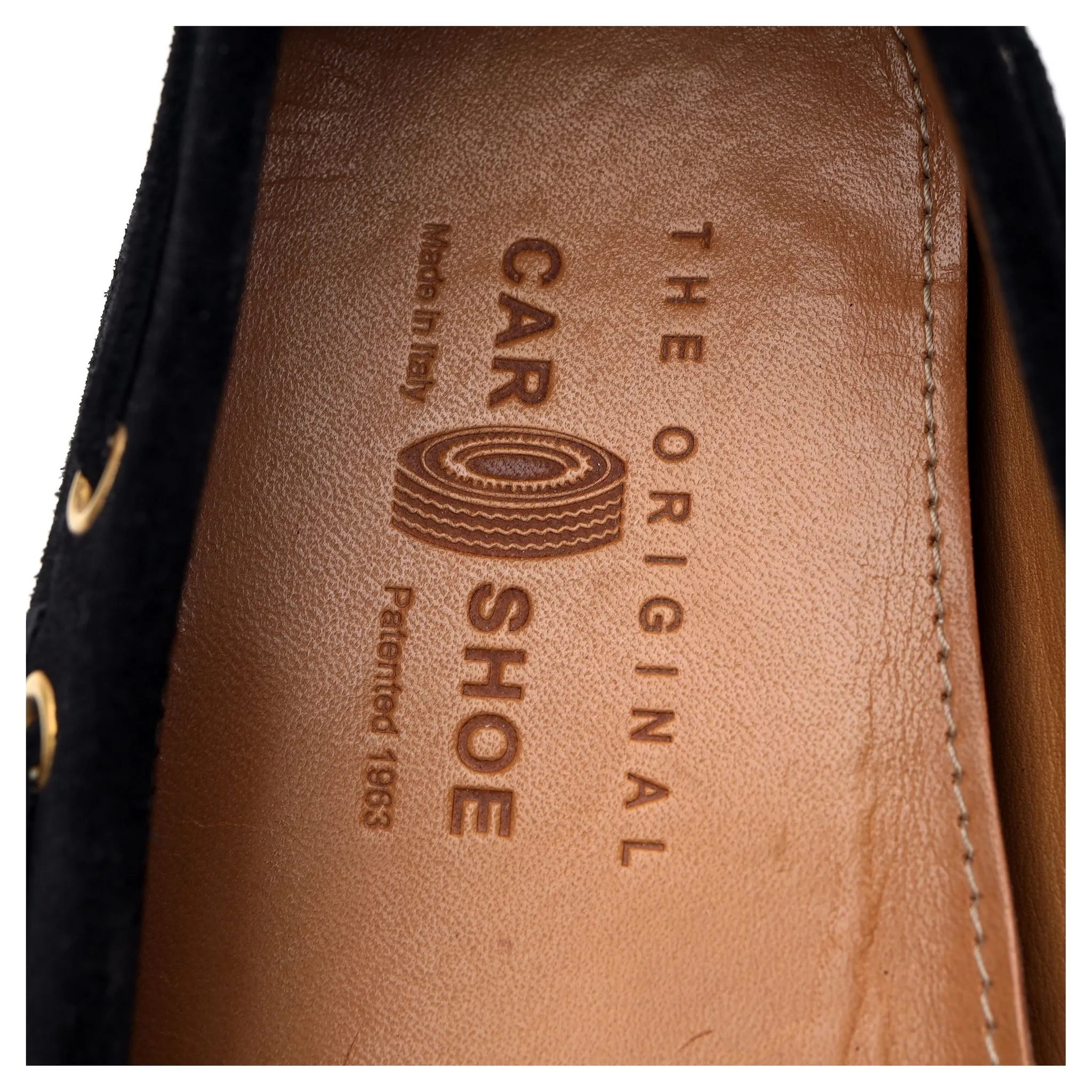 Black Suede Driving Loafer UK 11