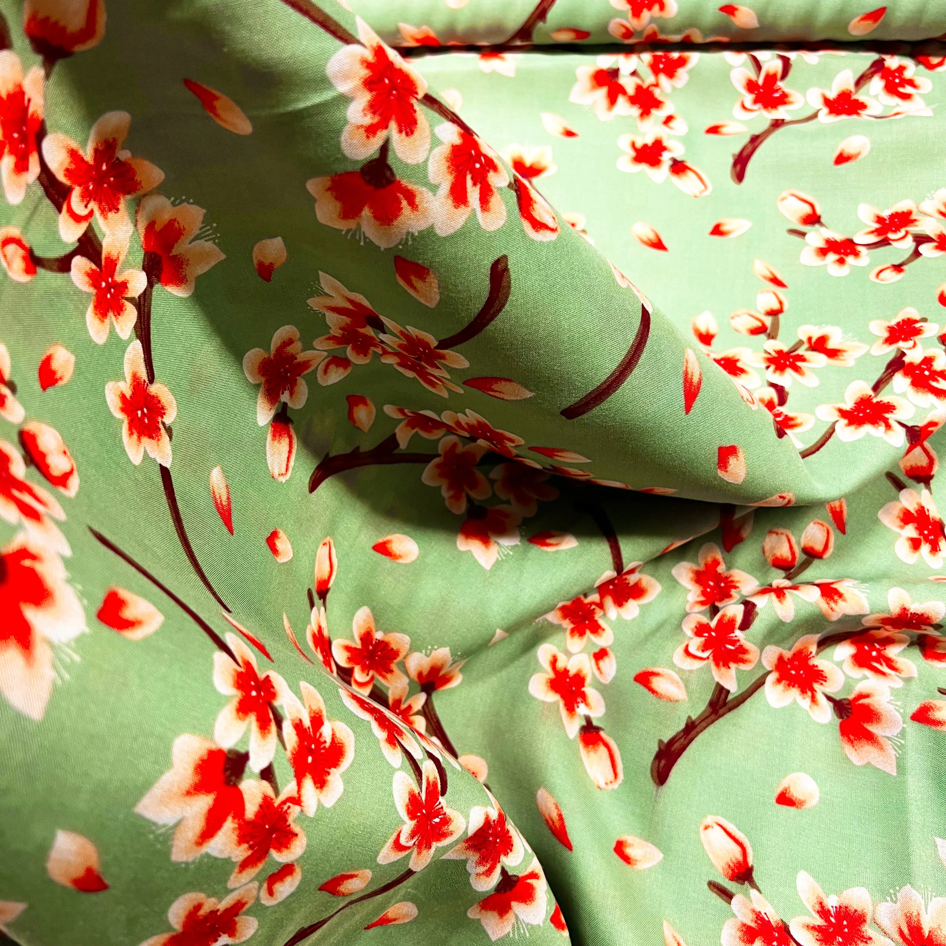 Blossom Viscose - Mint