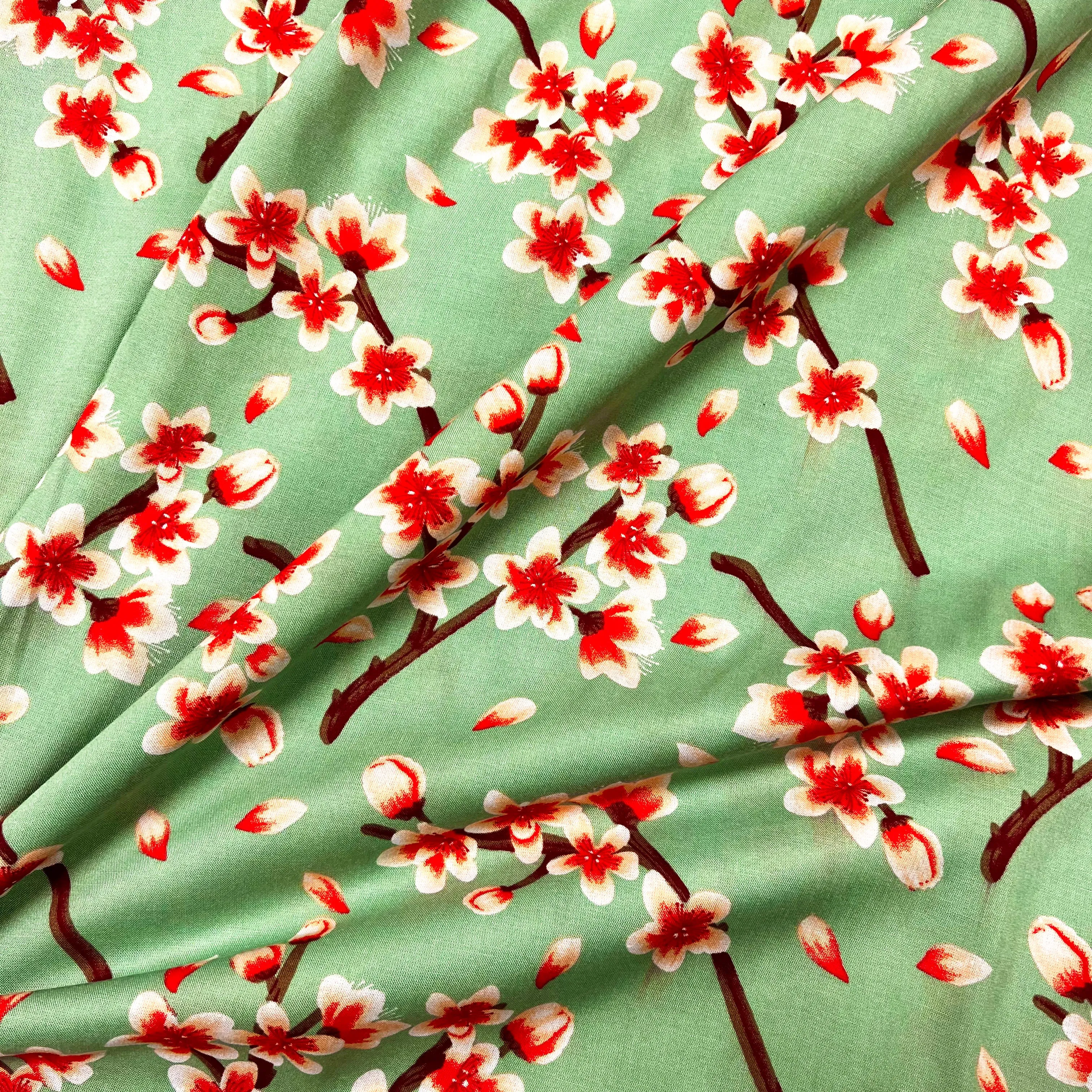 Blossom Viscose - Mint