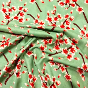 Blossom Viscose - Mint
