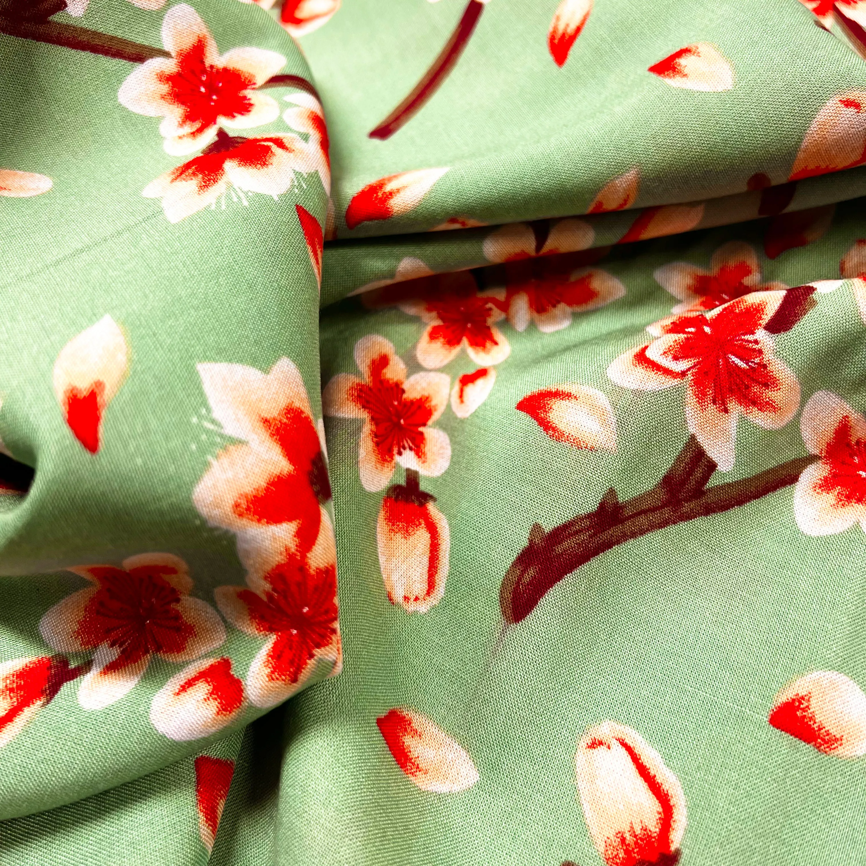 Blossom Viscose - Mint