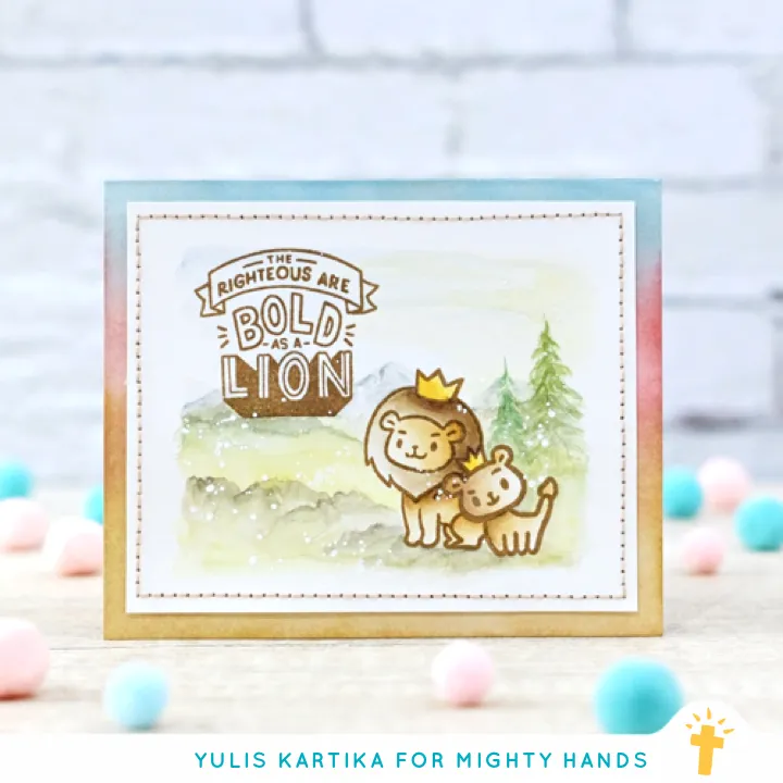 Bold as a Lion {Stamp}