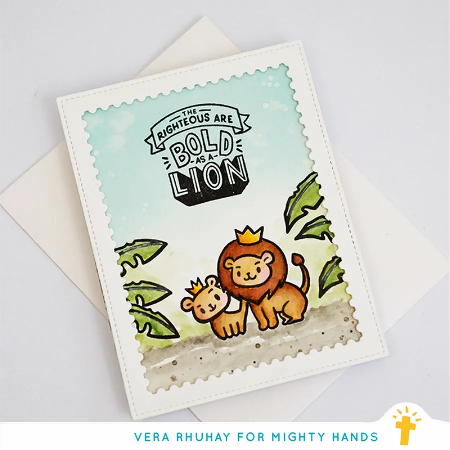 Bold as a Lion {Stamp}